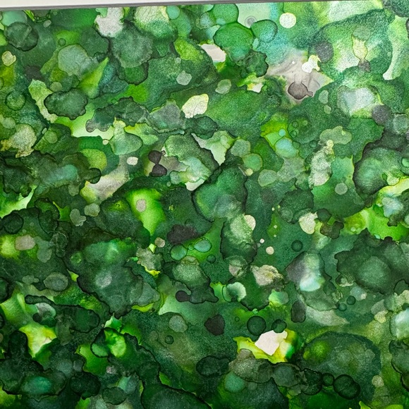 New Original Signed Artwork Alcohol Ink on Paper 184 - Picture 3 of 5